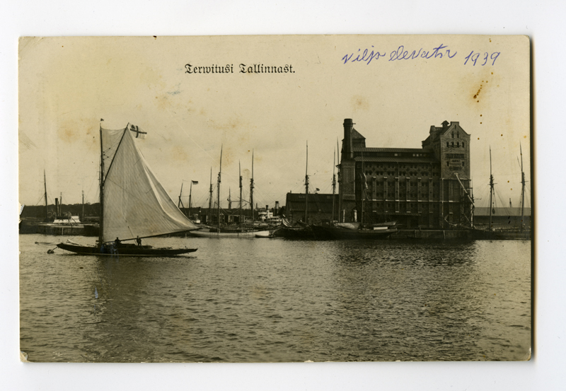 Port of Tallinn, view of the elevator