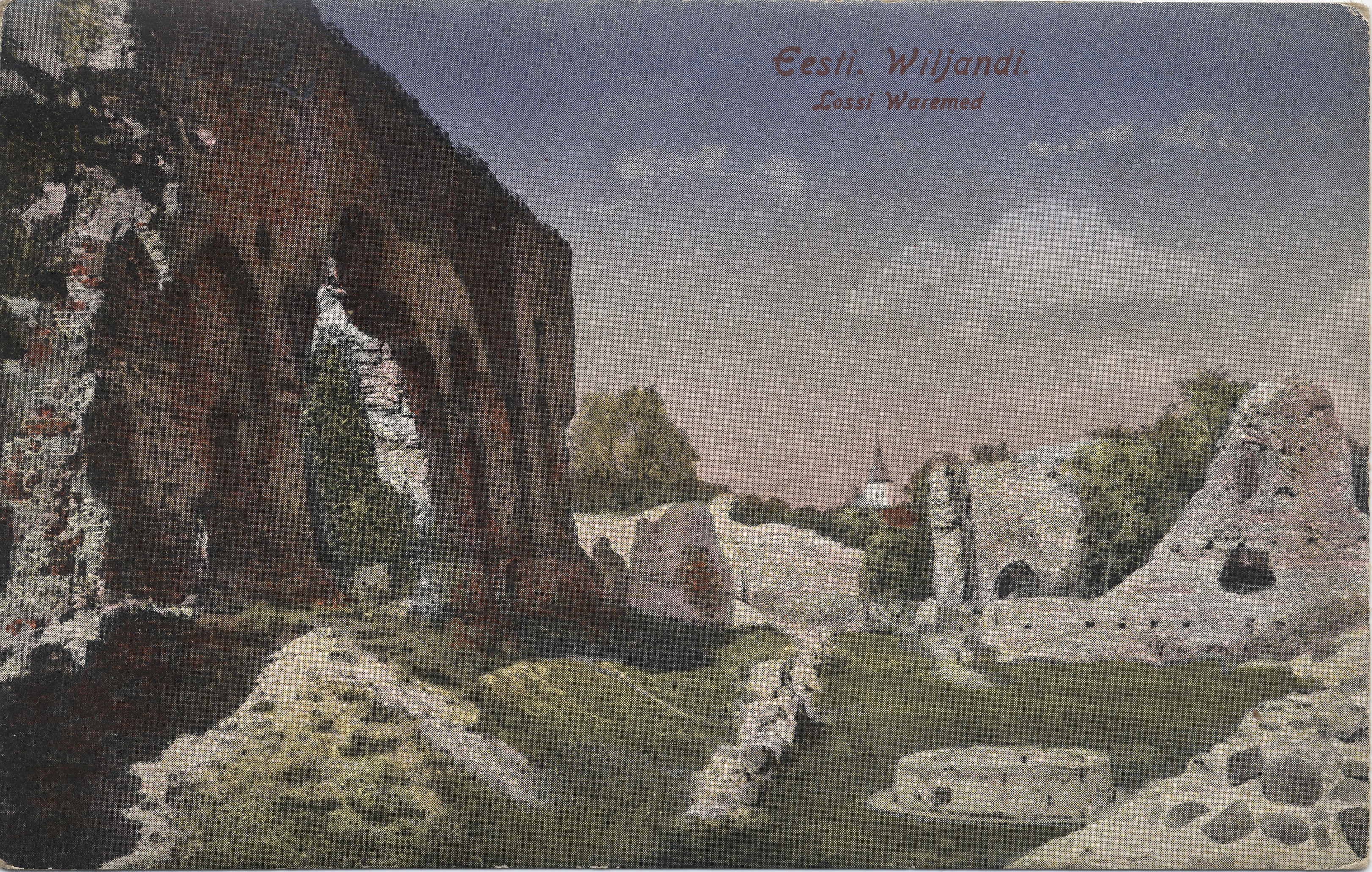 Estonia : items of Wiljandi Castle