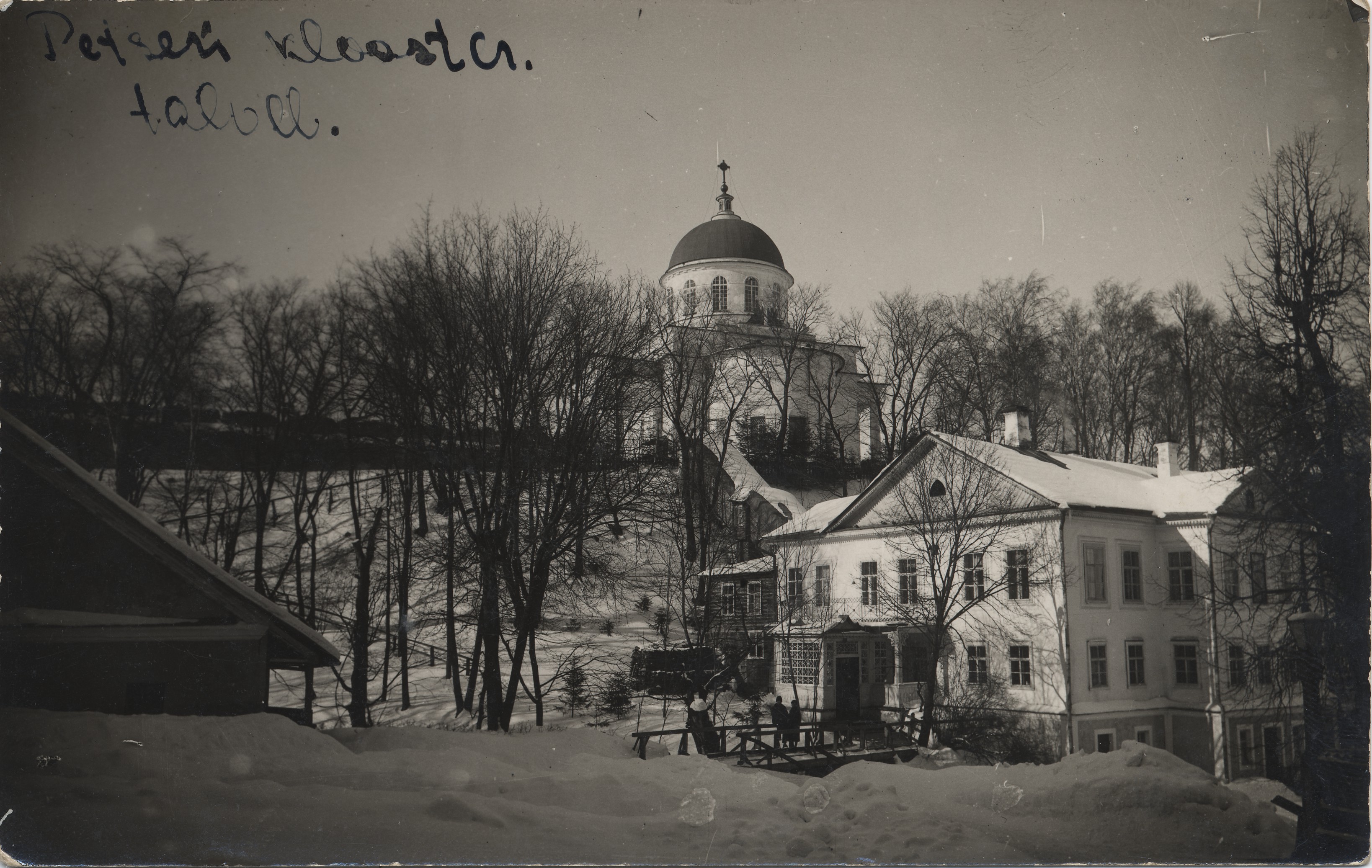 Petser monastery in winter