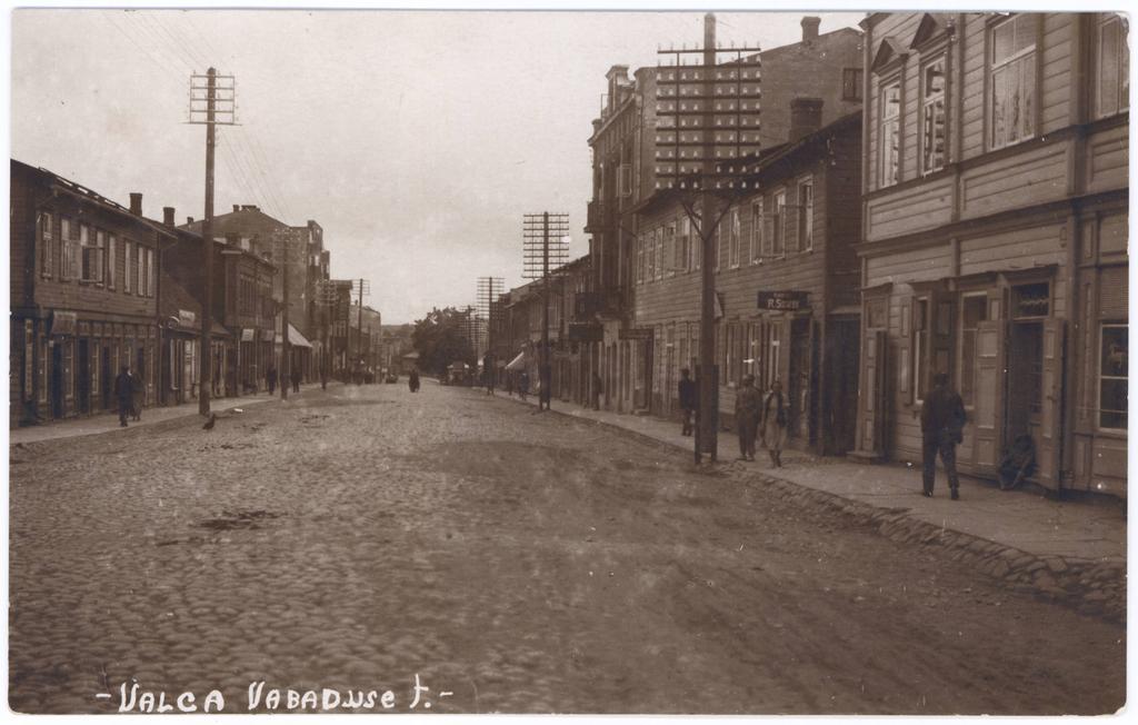 Valga. The street of freedom