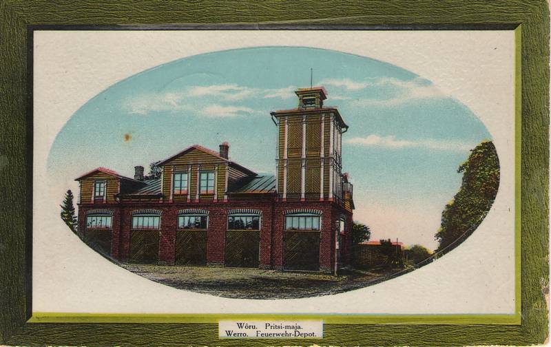 Postcard. Võru PRITSIMAJA.