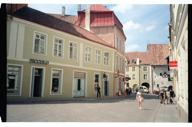 Big Karja Street in Tallinn Old Town