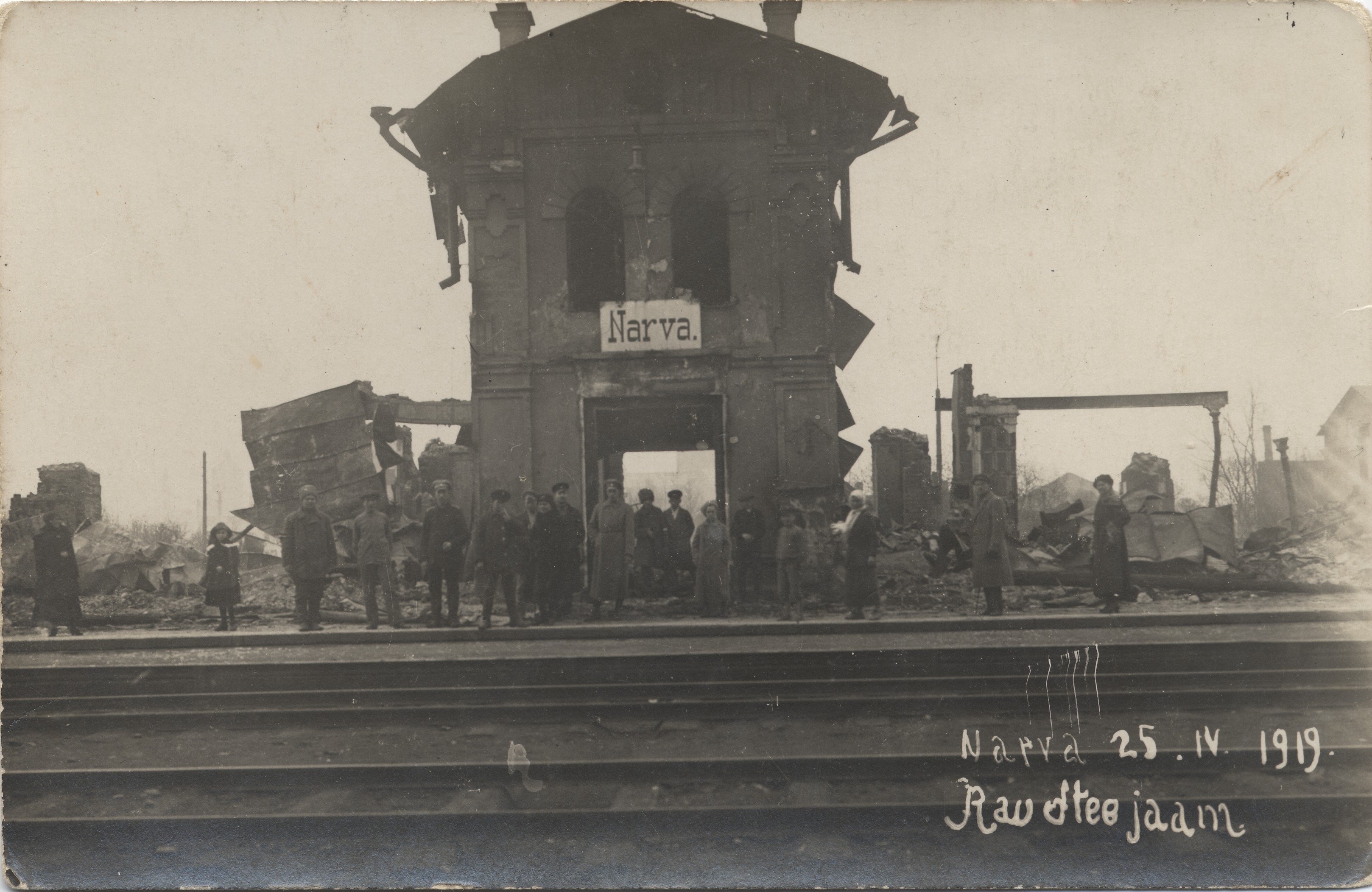Narva Railway Station 25.IV.1919