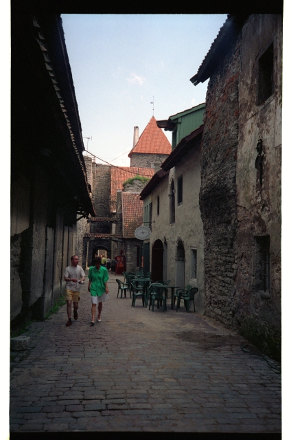 Katariina's move in the Old Town of Tallinn