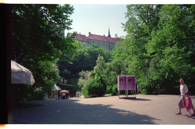 Toompark next to Nunne Street in Tallinn