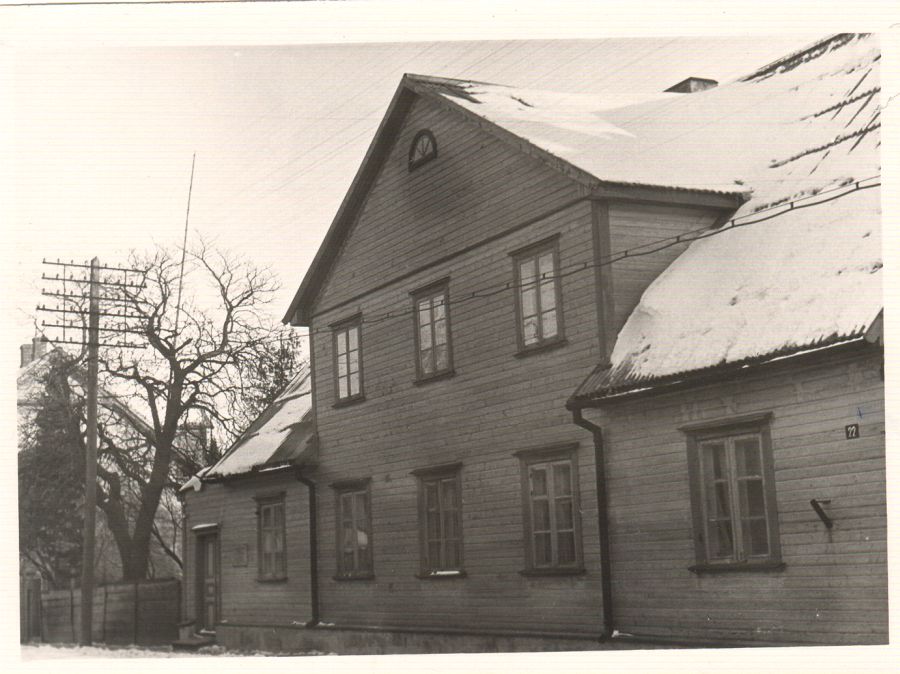 House in Viljandi, where Sakala was located