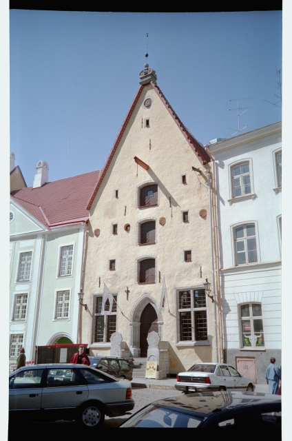 Tallinn City Theatre building in the Old Town of Tallinn on Laial Street