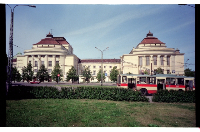 View on the front of Estonia Theatre