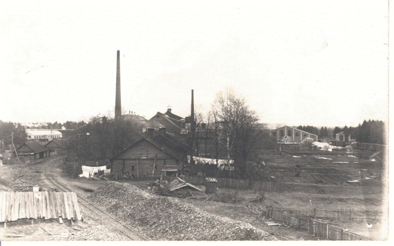 Photo. Järvakandi glass factory. Old-asula. View from the West