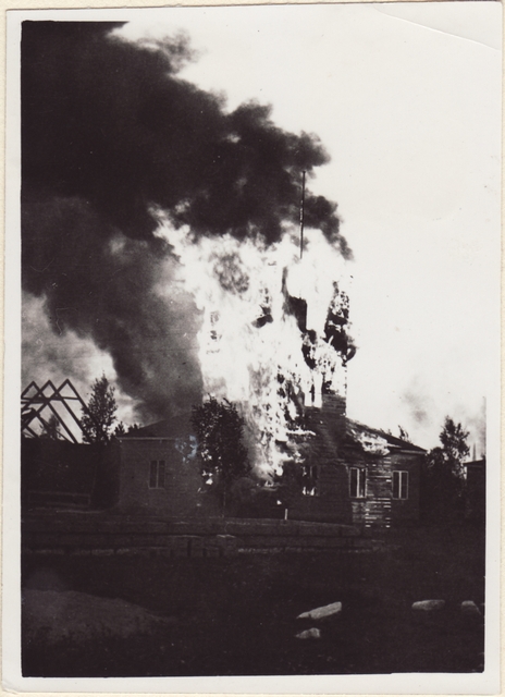 The house maket burning exercises at the hypodroom in 1938.