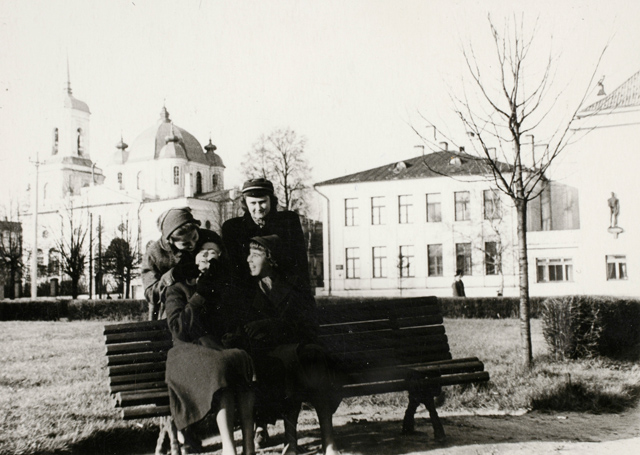 Female students in the park