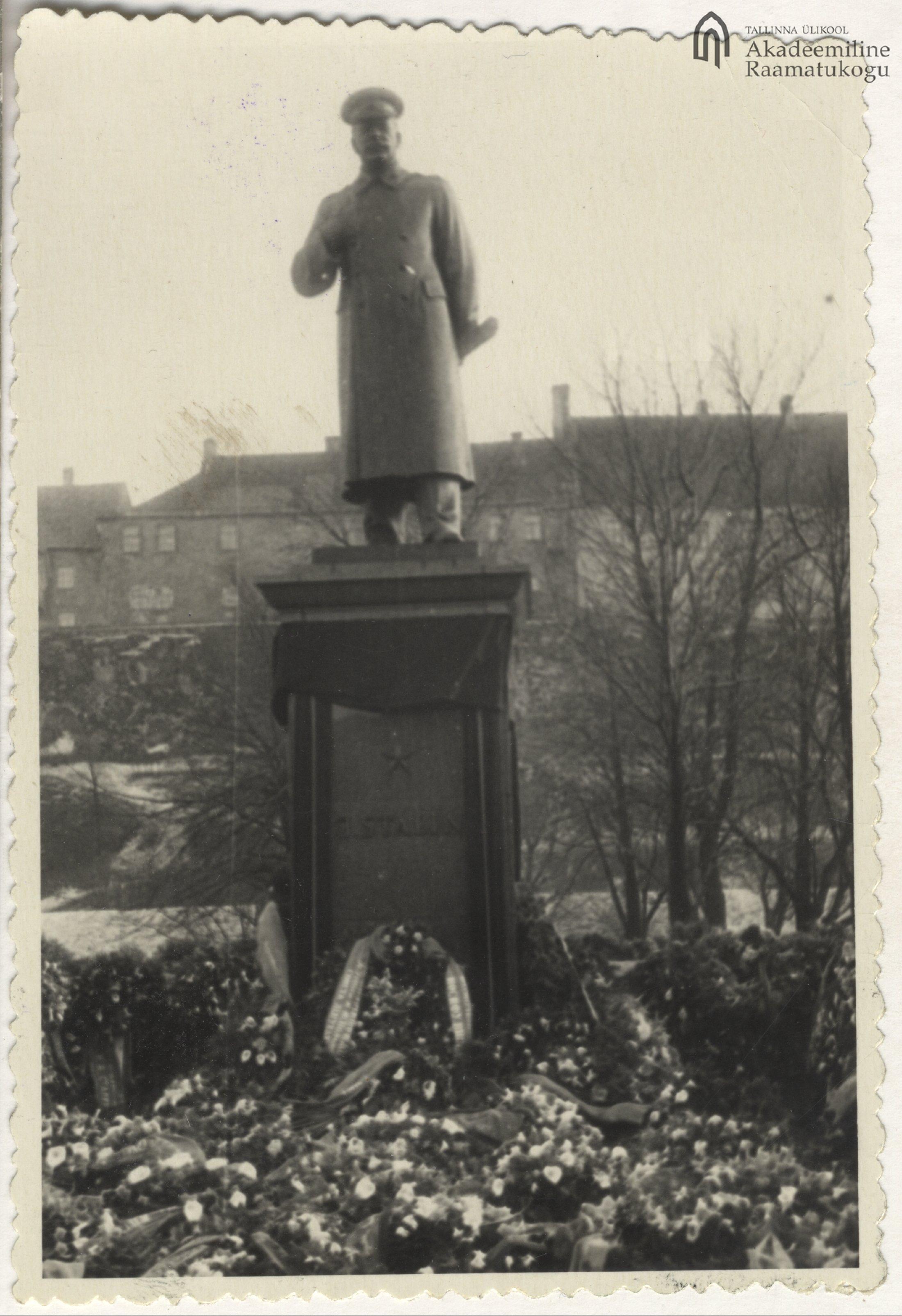 Tallinn. The monument of Josif Stalin