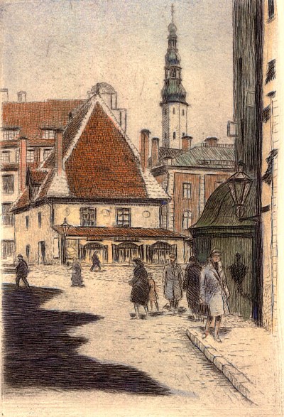 View from the beginning of Kullassepa Street to the reservoir
