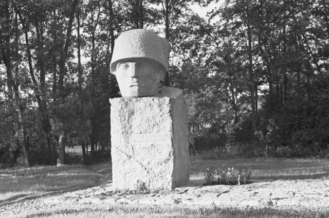 Hiiumaa. Monument for Soviet soldiers in Kärdla.