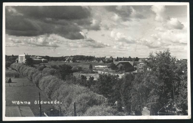 Postcard, Võhma general view