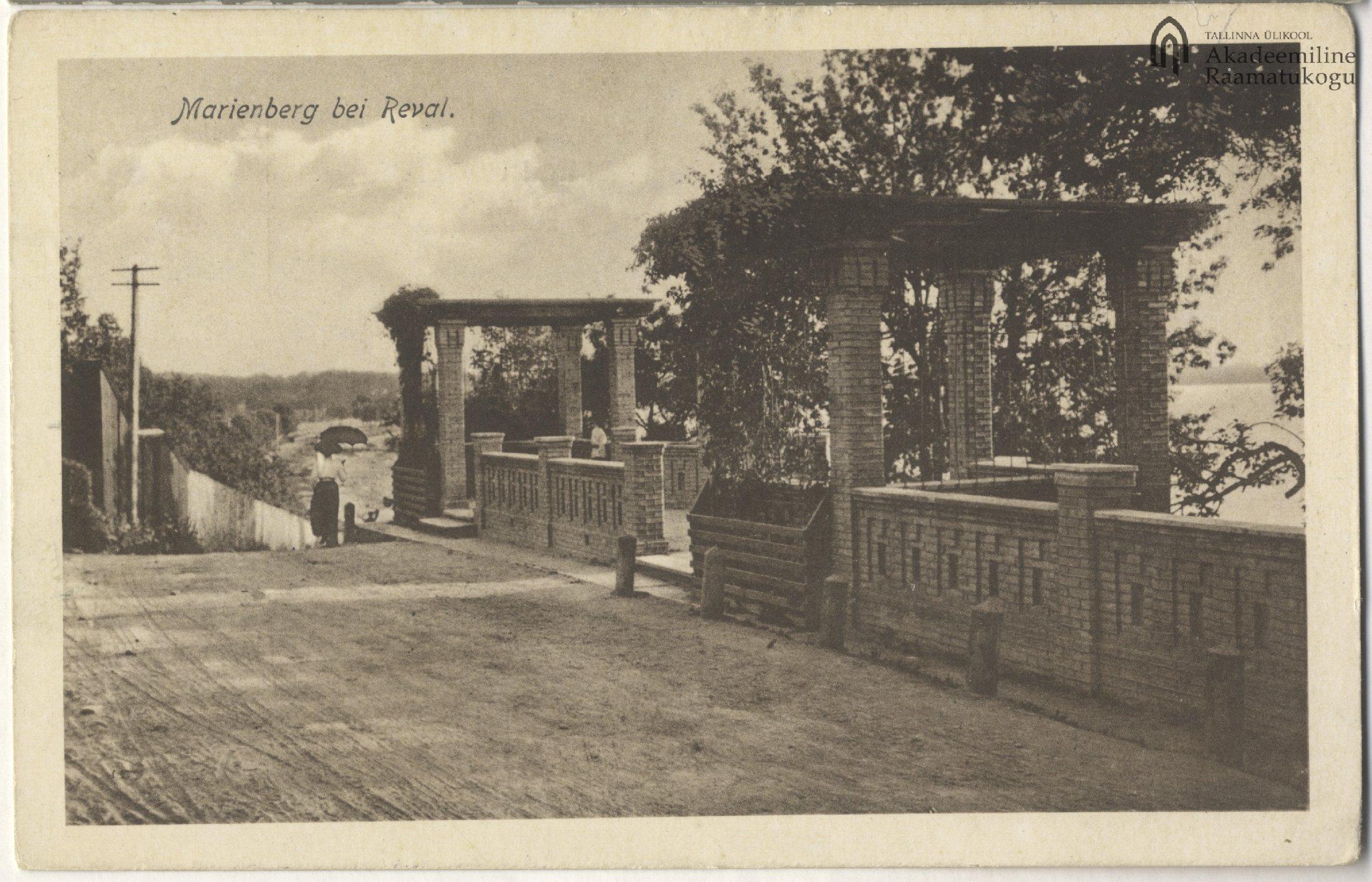 Tallinn. Terrace of Maarjamäe Castle