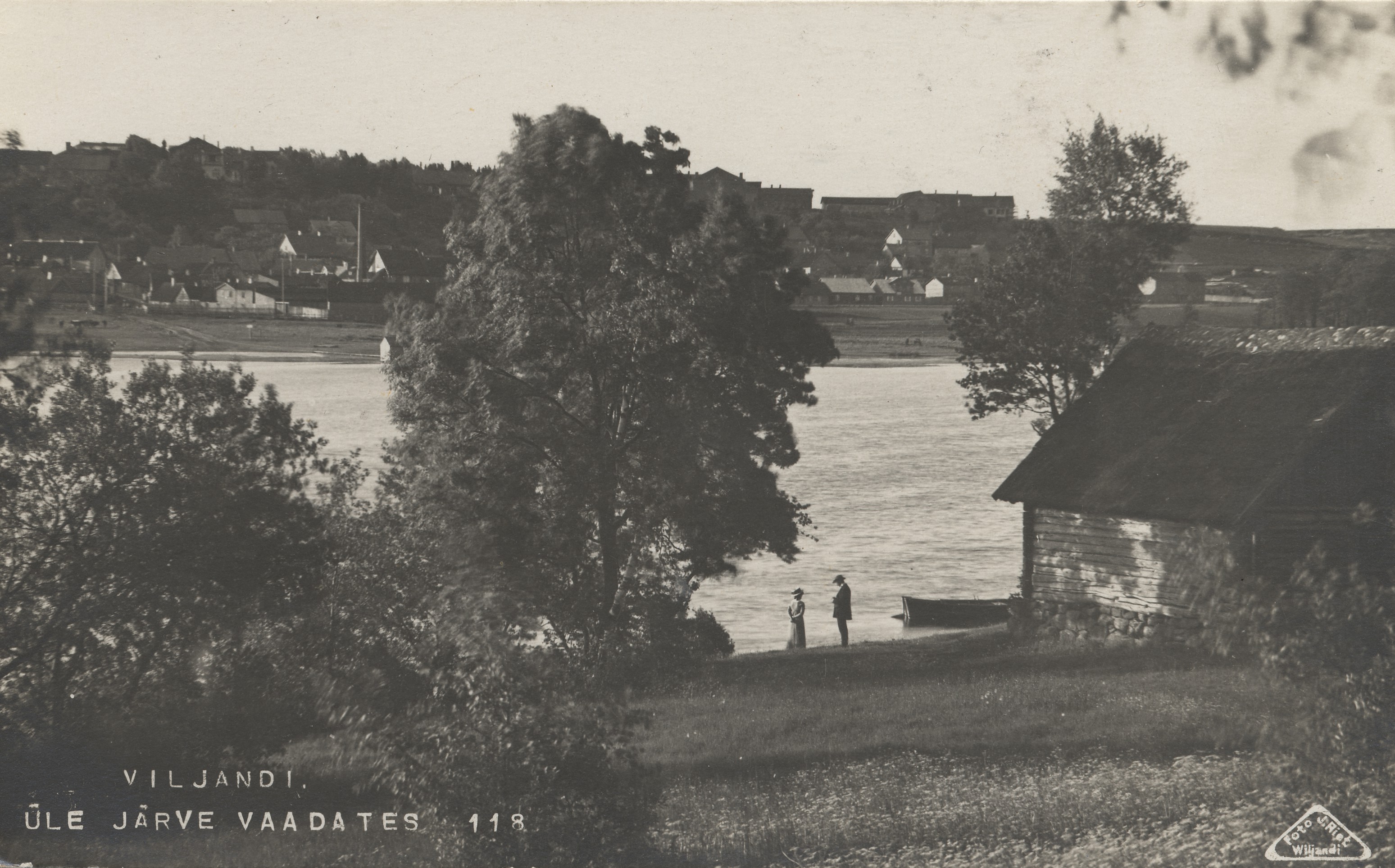 Viewing Viljandi over the lake