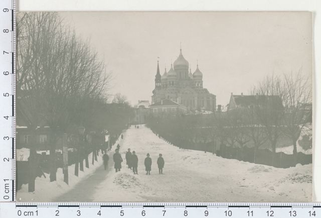 Tallinn, Kaarli Street, Russian Church in 1910