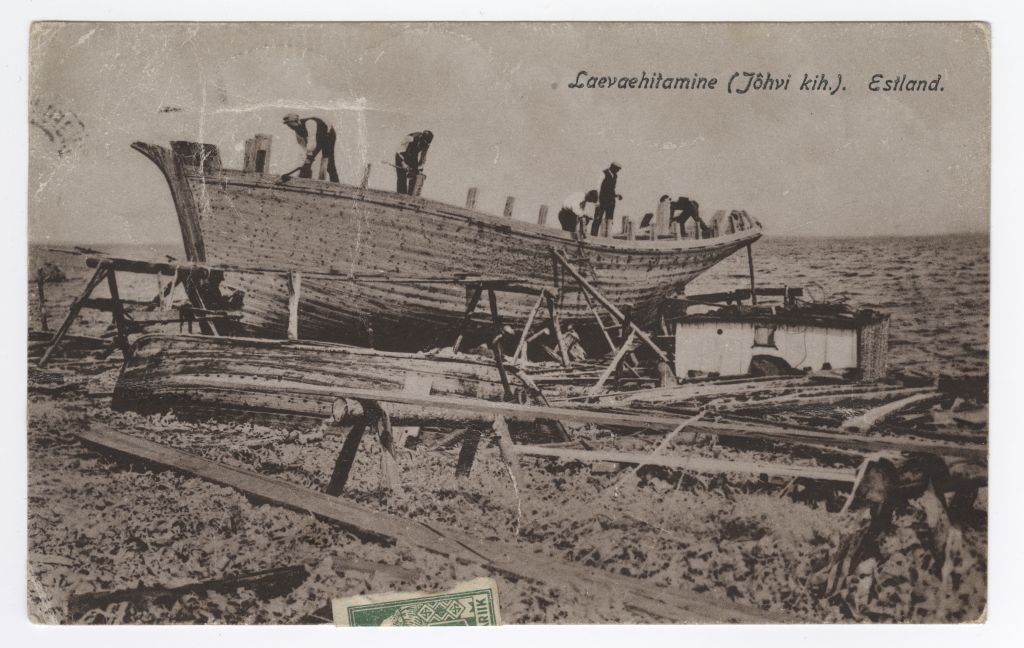 Construction of the ship in Jõhvi County