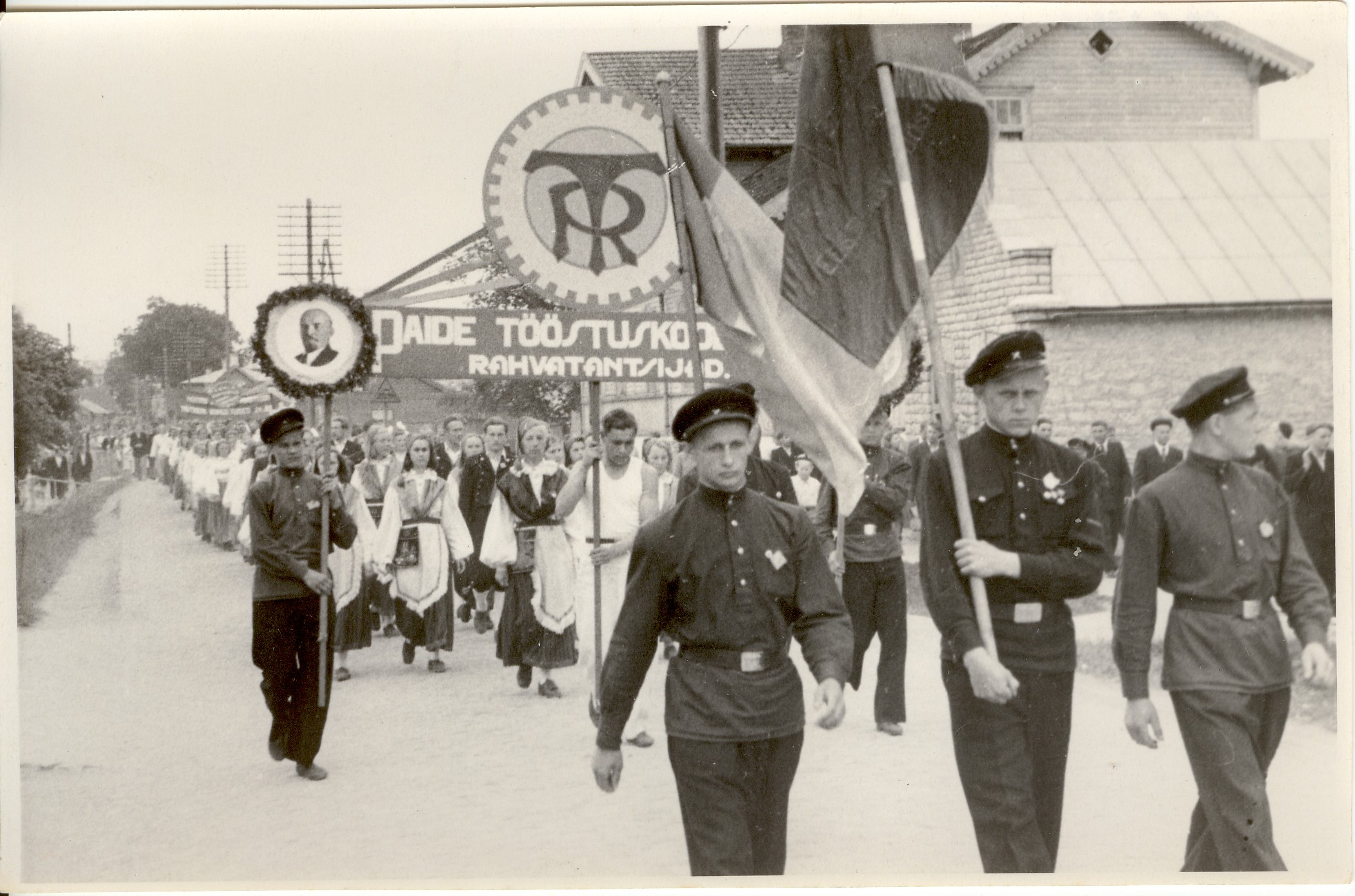 Photo, Järvamaa song festival in 1950.