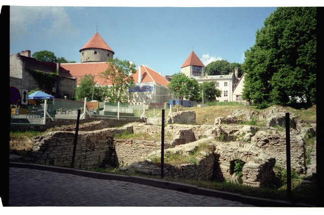 Ruins of Harju Street in Tallinn