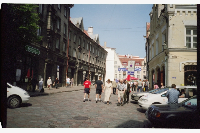 The corner of the King and Kullassepa street in the Old Town of Tallinn