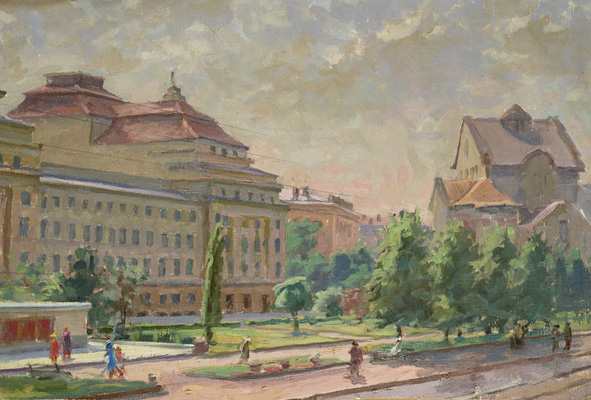 In the painting, in the ethics. Aleksander Peek: Estonia Theatre Building, 1955