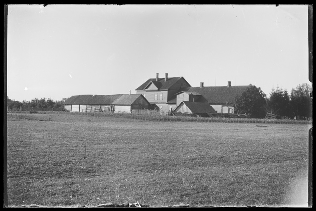 View of the farm buildings
