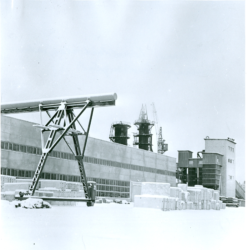 Photo. Palivere Silicide Factory, finished product loading place. November 1973.a. Photo: T.Coffee.