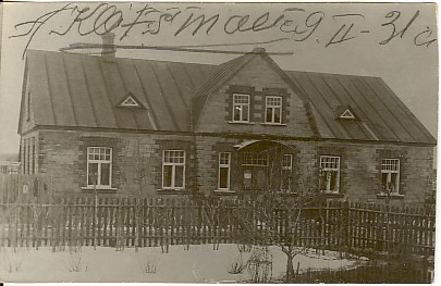 Photo, Lehtse United Bank house in 1931.