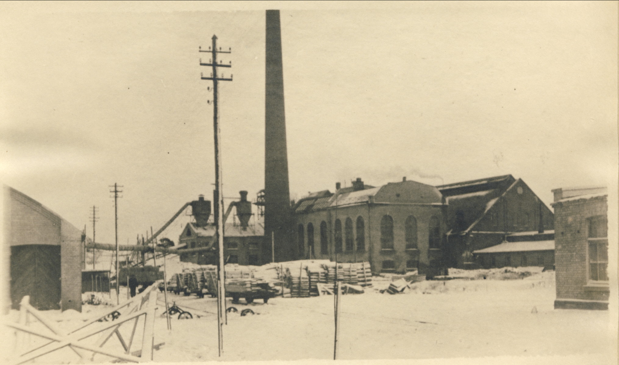 Photo. Järvakandi Factories. Power station