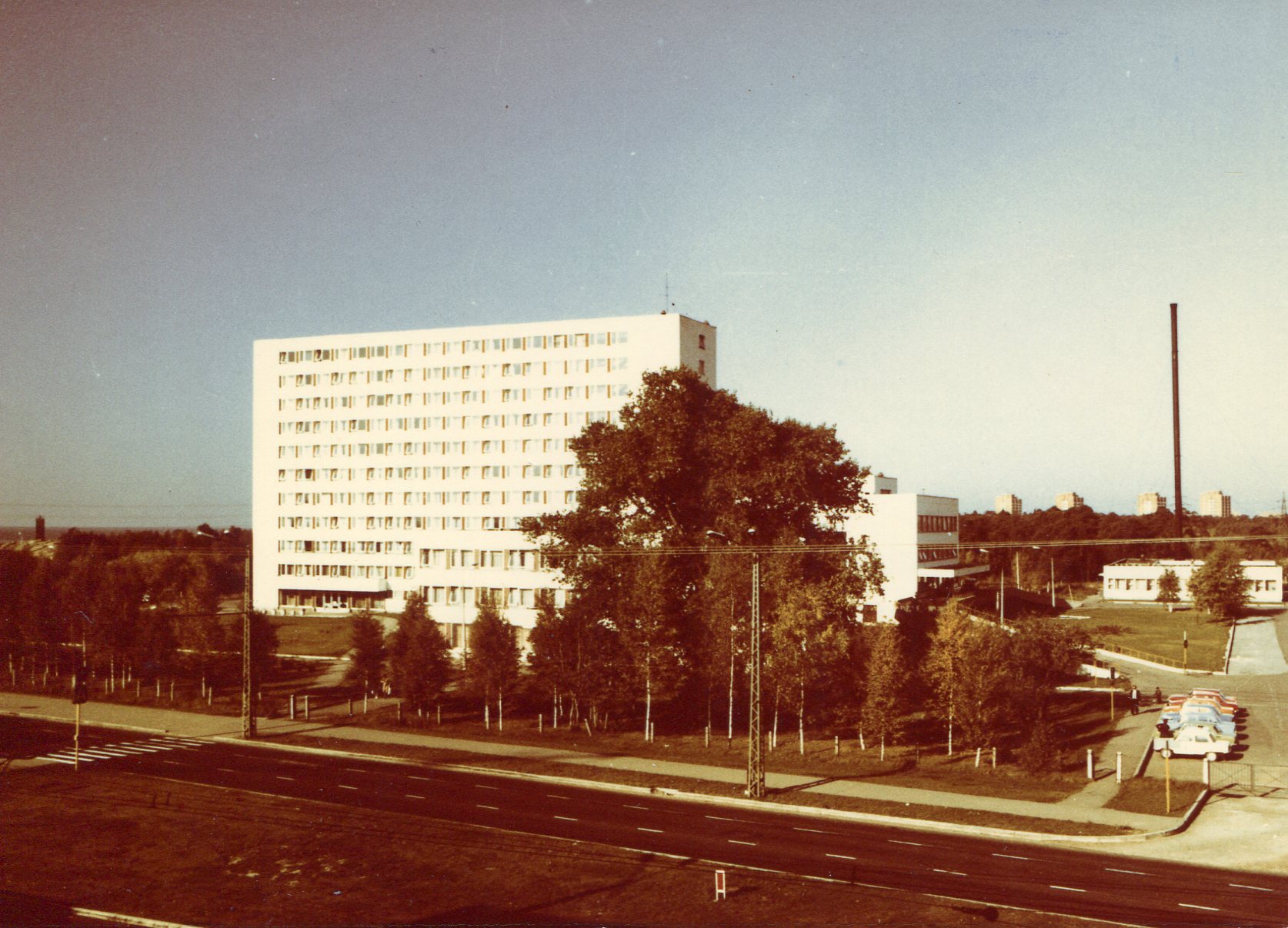 External view of the Republican Port Hospital of Tallinn