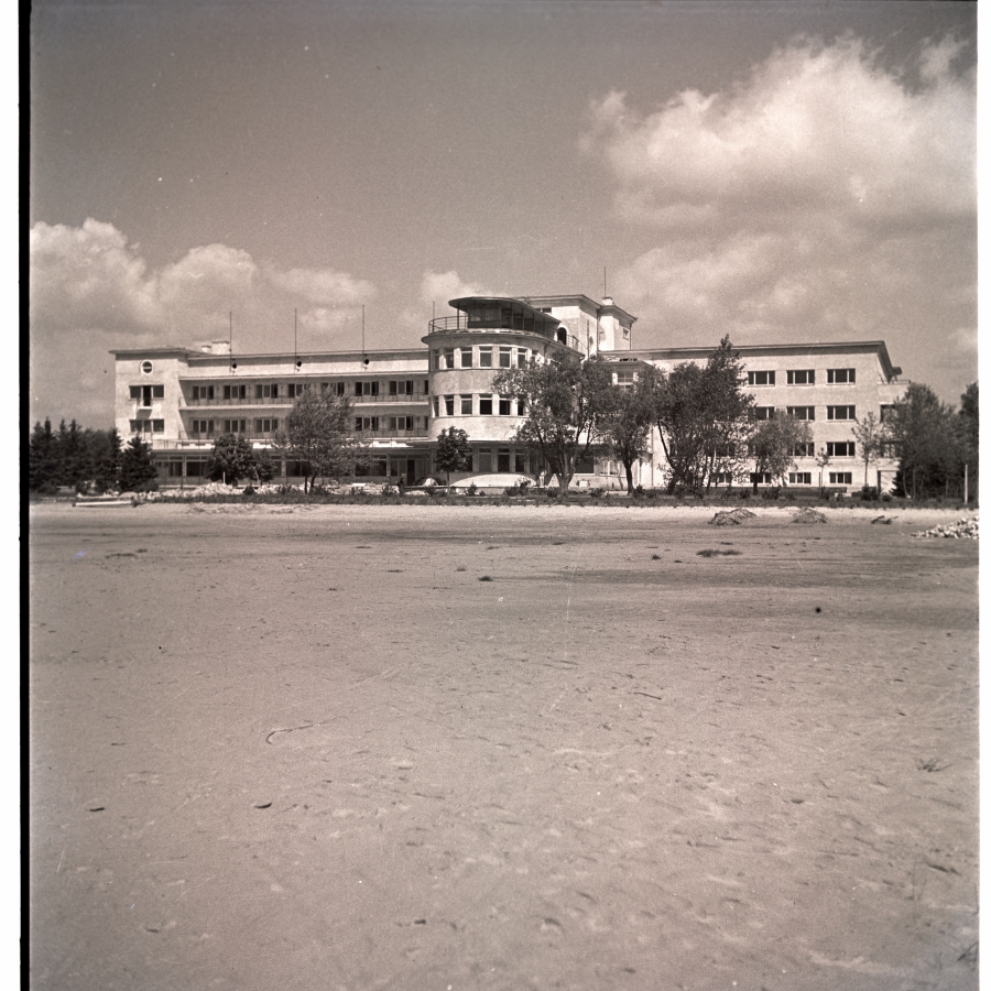 Pärnu, view of the beach hotel.