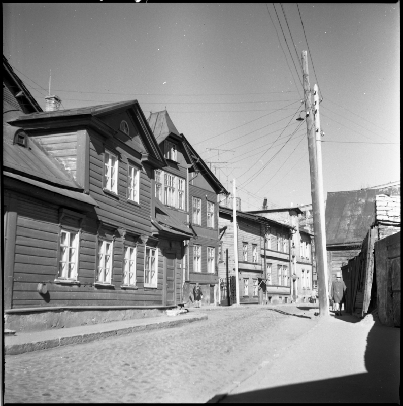 Maakri Street in Tallinn (view of the crossroads of Kuke and Reimani Street)