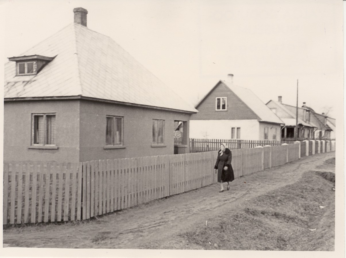 View Paju from the corner to the houses of Tartu Street