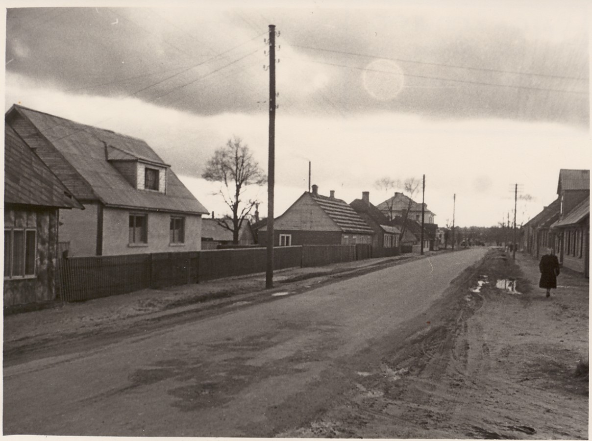 View of the Pärna puiestee and Tartu Street crossing location