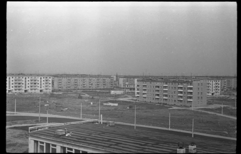 Construction of apartment buildings in Mustamäe 5th micro district.