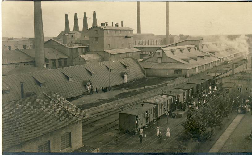 View of the buildings of the factory of Kunda I and II