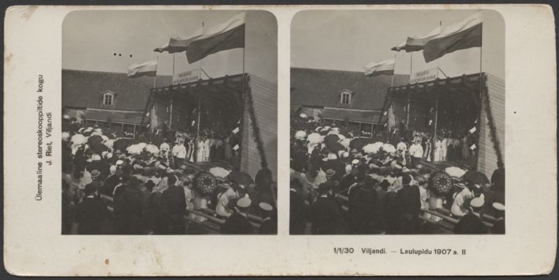 Stereofoto, Viljandi Song Festival 1907