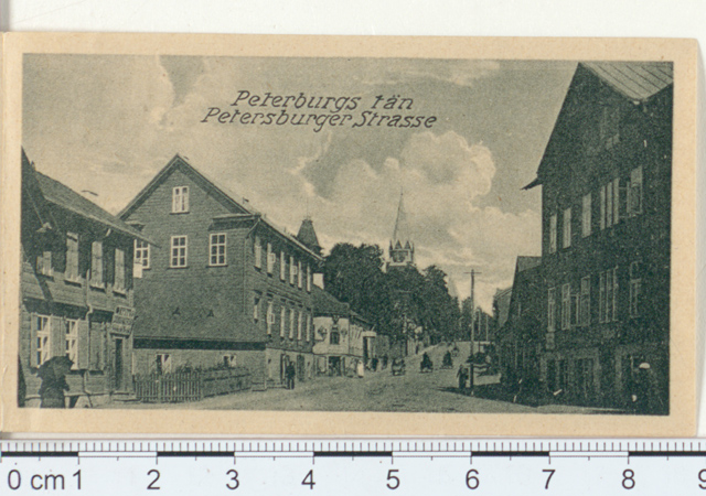 Tartu views: Tartu Post, German theatre, Commercial court, Paulus church, University church, Women's Gymnasium, etc.