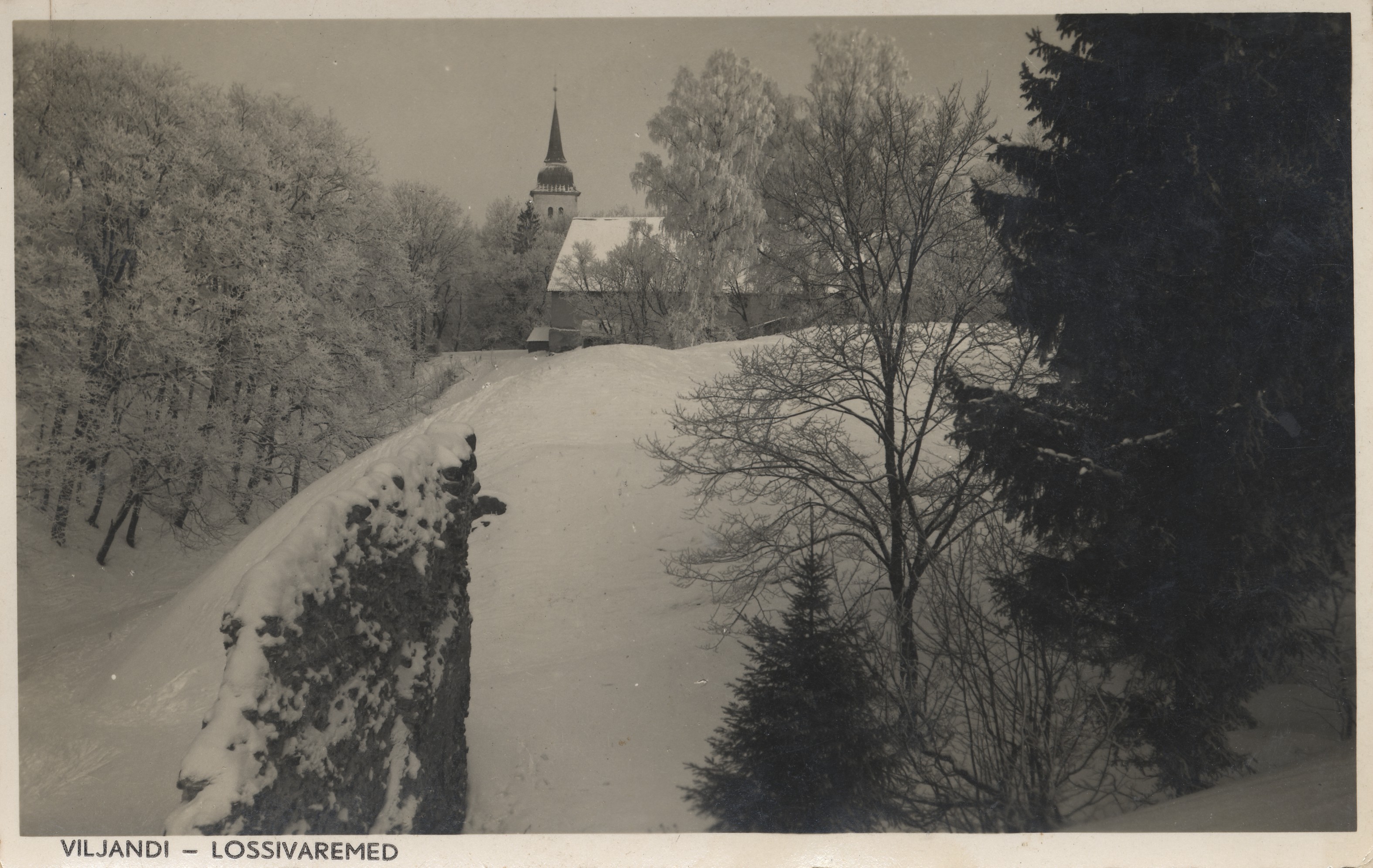 Viljandi castle roofs