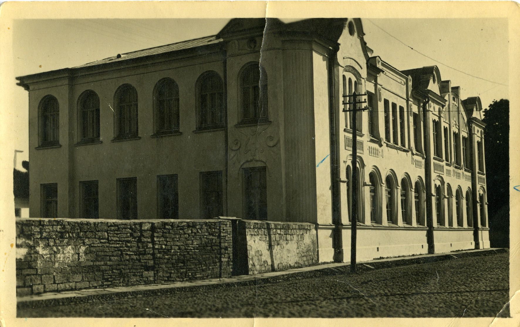 Secondary school building (Kuressaare Old Town School) on Pikal Street