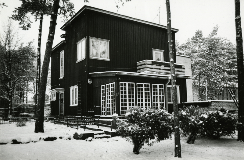 J. Vaabel's apartment in Nõmmel game 4, view of the building. Architect Friedrich Wendach
