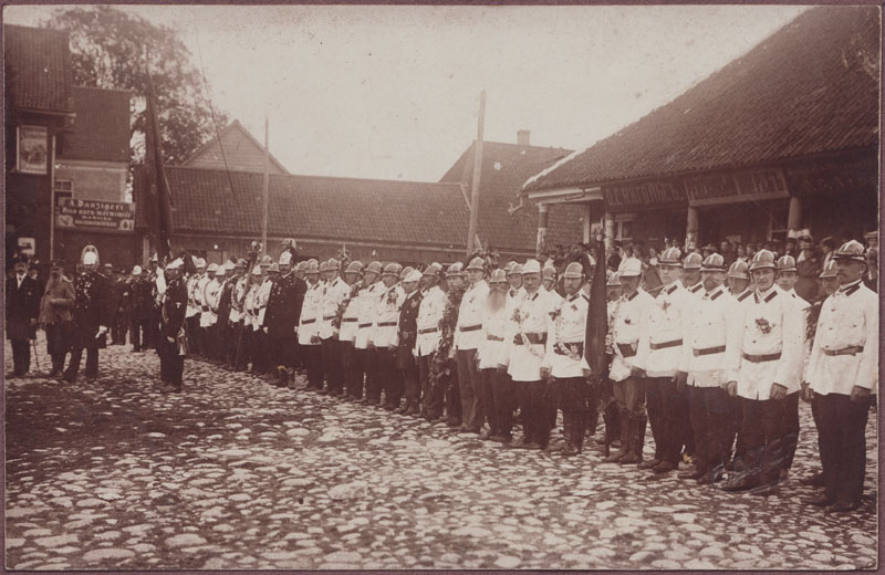 Paide VTS firefighters ranked 1908-1909.