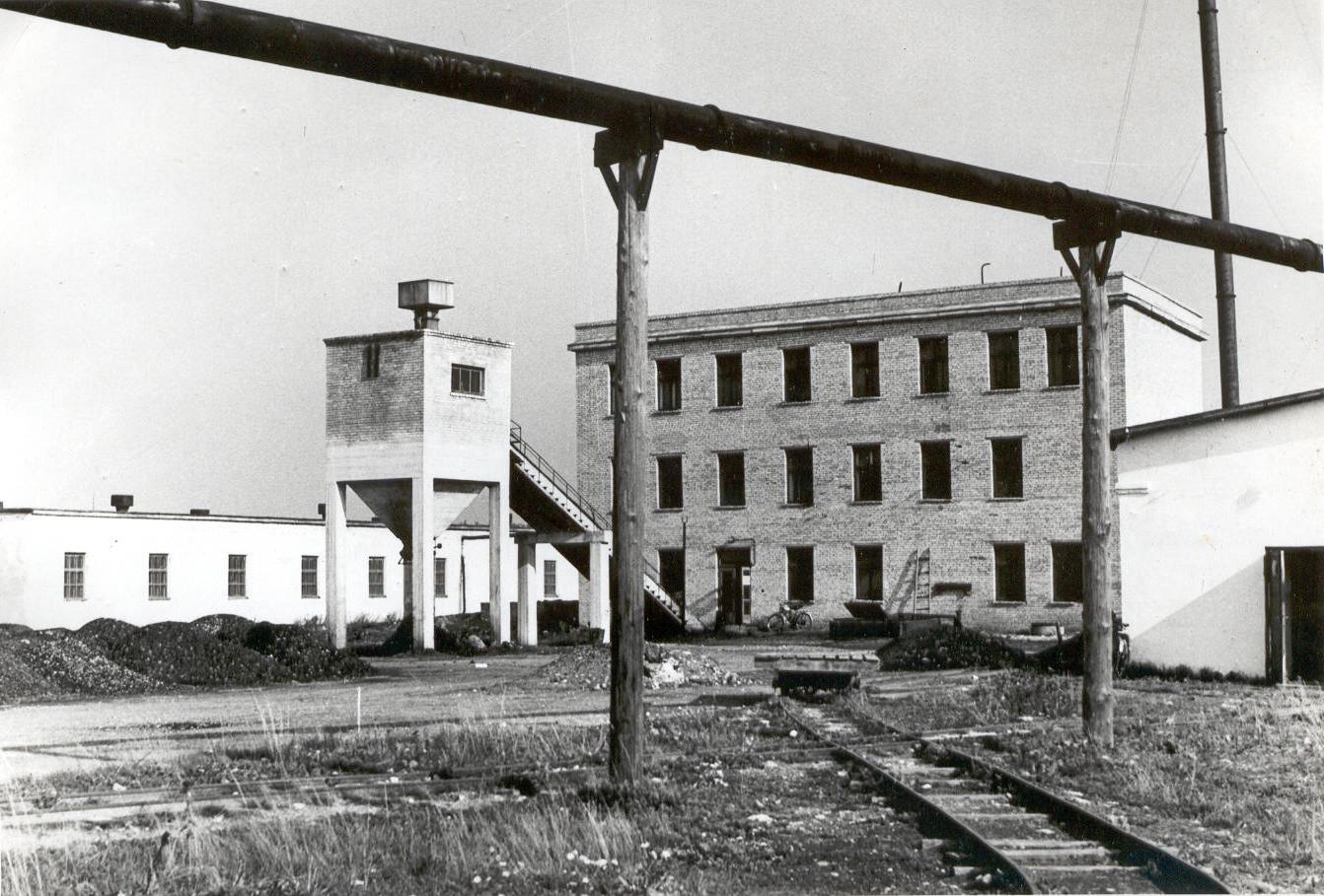 Photo. Võru Toorlin factory boiler, completed in 1965.