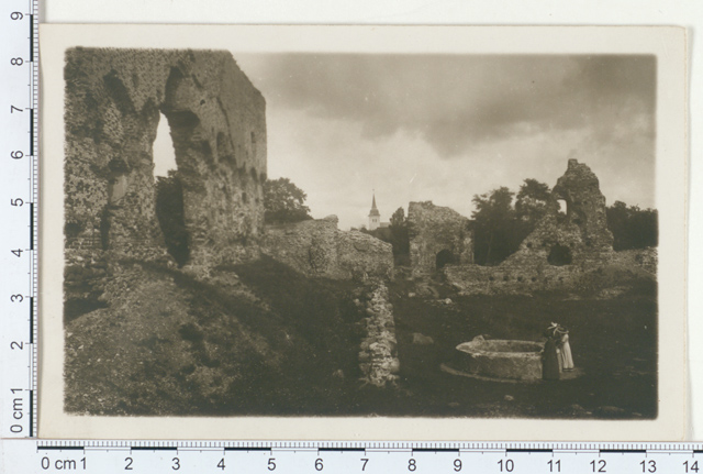 Viljandi, view of castle ruins