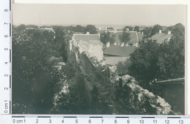 Haapsalu, view of the castle towards the city