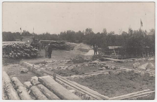 Construction site of Kehtna VTÜ company in 1923.