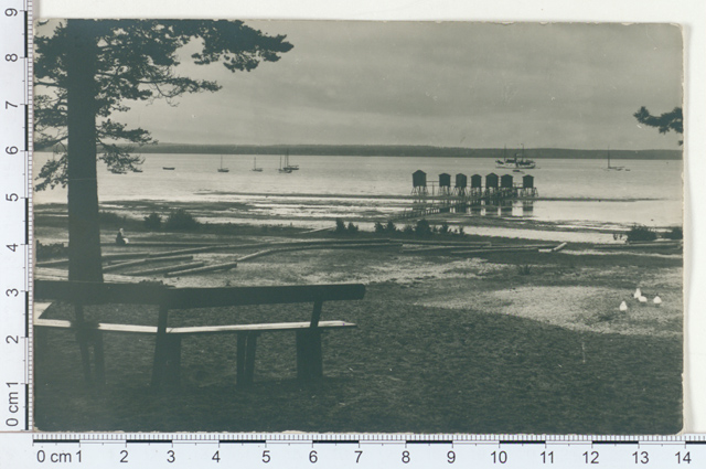 Võsu, beach with swimming houses 1913