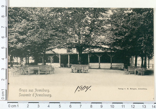 Cafe in Kuressaares 1904